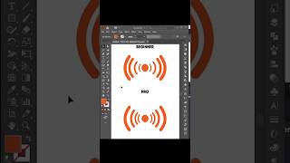 Difference between beginner and pro graphic designer #adobeillustrator #graphicdesign