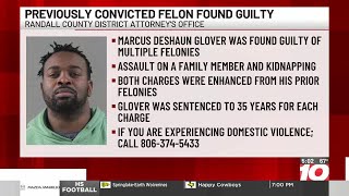 Randall County judge sentences domestic abuser to 35 years in prison