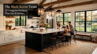 25 Black Kitchen Ideas That Redefine Modern Luxury | Black Kitchen