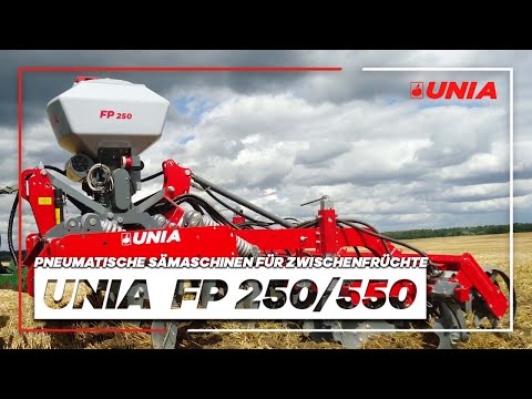 UNIA FP 250/550 - Pneumatische Sämaschinen für Zwischenfrüchte [DE]