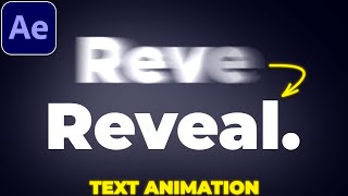 Smooth Text Animation in After Effects | Text Reveal Animation | Title Animation