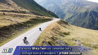 2x Honda CRF1100 Africa Twin (2022) v Rumunsku - man. vs. DCT - Transalpina a Fagaraš - motoride.sk