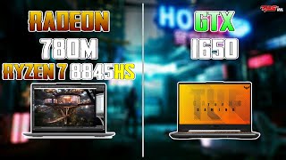 Laptop AMD Ryzen 7 8845HS Radeon 780m VS Laptop GTX 1650m - Test in Games - Fps vn