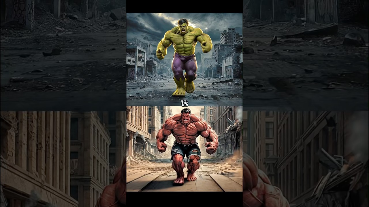 Red Hulk Vs Green Hulk and Others 🤯 (Spider man, Iron Man, Black panther, Bat-man, She hulk)