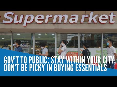 Govt to public: Stay within your city, don’t be picky in buying essentials