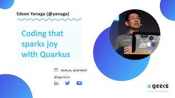 Coding that sparks joy with Quarkus by Edson Yanaga (@yanaga)