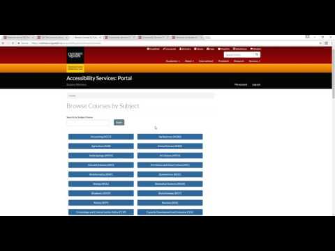 SAS Portal demonstration (Requesters)