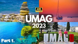 Umag, Croatia - 4K UHD Walking Tour With Captions - 2023 NEW - City Sounds PART 1