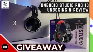 OneOdio Pro 10 DJ Headphones UNBOXING &amp; REVIEW + GIVEAWAY | Best Budget Headphones for Anyone