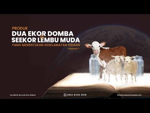 [Webinar #30] -- PRODUK DUA EKOR DOMBA & SEEKOR LEMBU MUDA YANG MENENTUKAN KESELAMATAN SIDANG