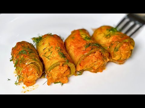Просто, быстро и Вкуснее Голубцов! Шикарный рецепт из кабачков и фарша, в сезон готовим постоянно!!!