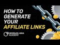 How to generate your involve asia affiliate links