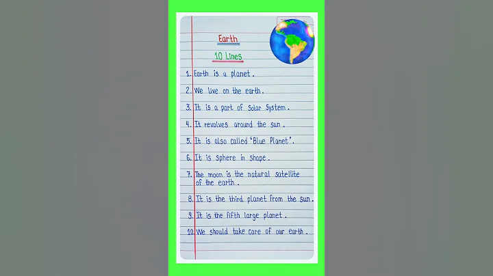 10 Lines On Earth in English/Essay On Earth in English/Earth Essay in English/Paragraph On Earth