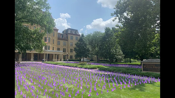 Columbus Public Health plants 6,000 flags in remembrance of overdoses