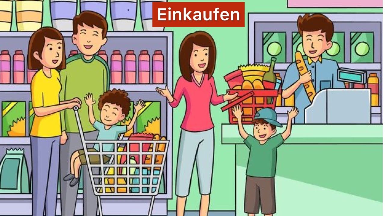 Grocery Shopping In German Thema Einkaufen A1 YouTube grocery-shopping-in-german-thema-einkaufen-a1-youtube