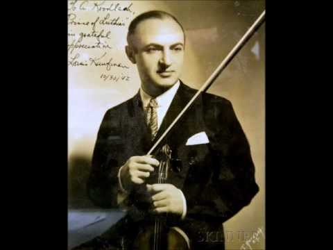 Louis Kaufman - Saint-Saëns: Violin Concerto #3 (entire)