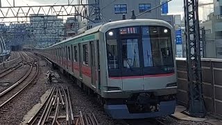 東急田園都市線5000系5111F急行久喜駅行き溝の口駅到着(2023/2/23)