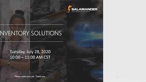 Back to Basics: Salamander Inventory Solutions