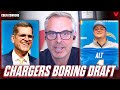 Why jim harbaugh  chargers finished with a boring 2024 nfl draft  colin cowherd podcast