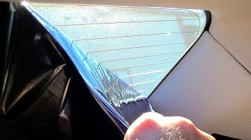 How to remove Window Tint off of a car using black garbage bags, Simple Green & sun. TintManFL.com