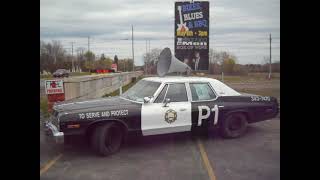 Bluesmobile Blues Brothers 1974 Show car, the day after posted show. Dodge Monaco Route 5 NYS