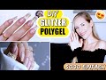 DIY Glitzer Polygel | Nails »Lalalunia«