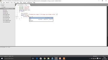 cara menampilkan angka 1 sampai 10 dengan looping while do while dan for (c++ sublime text 2)