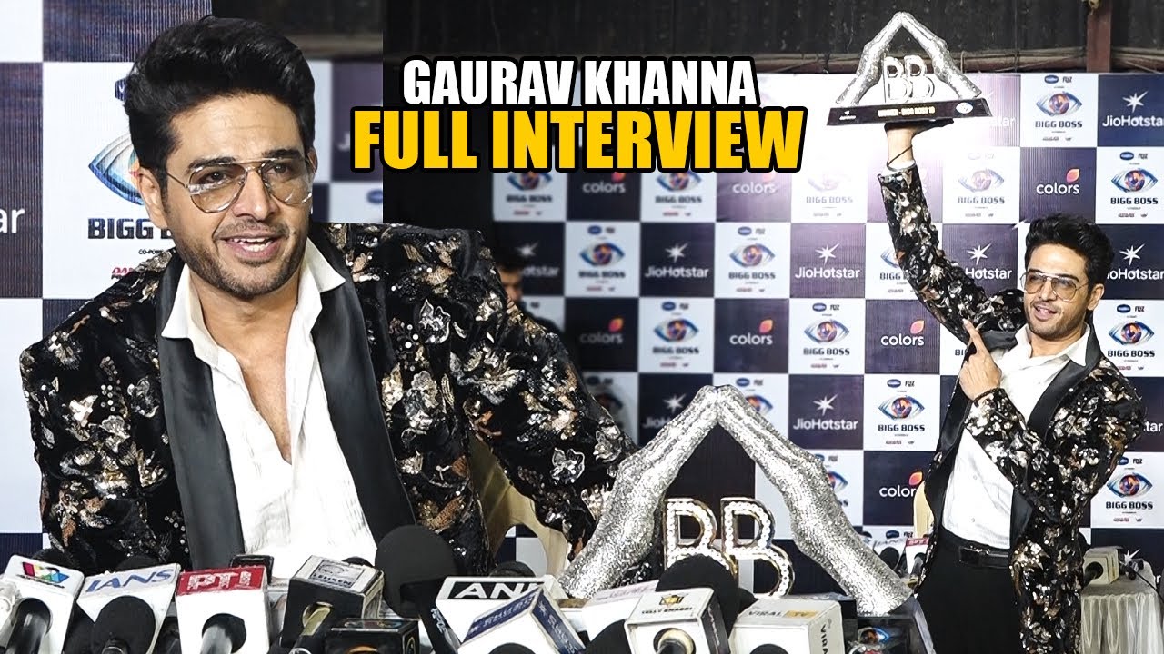 Bigg Boss 19 Winner Gaurav Khanna Interview | Gaurav Khanna's Interview ...