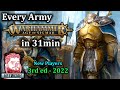 Every AoS Army in 31min - 2022