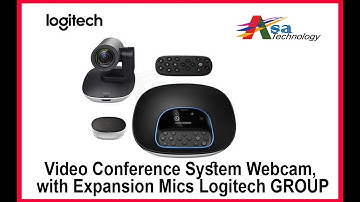 Logitech GROUP Video Conference System Webcam, with Expansion Mics System for Asa Technology