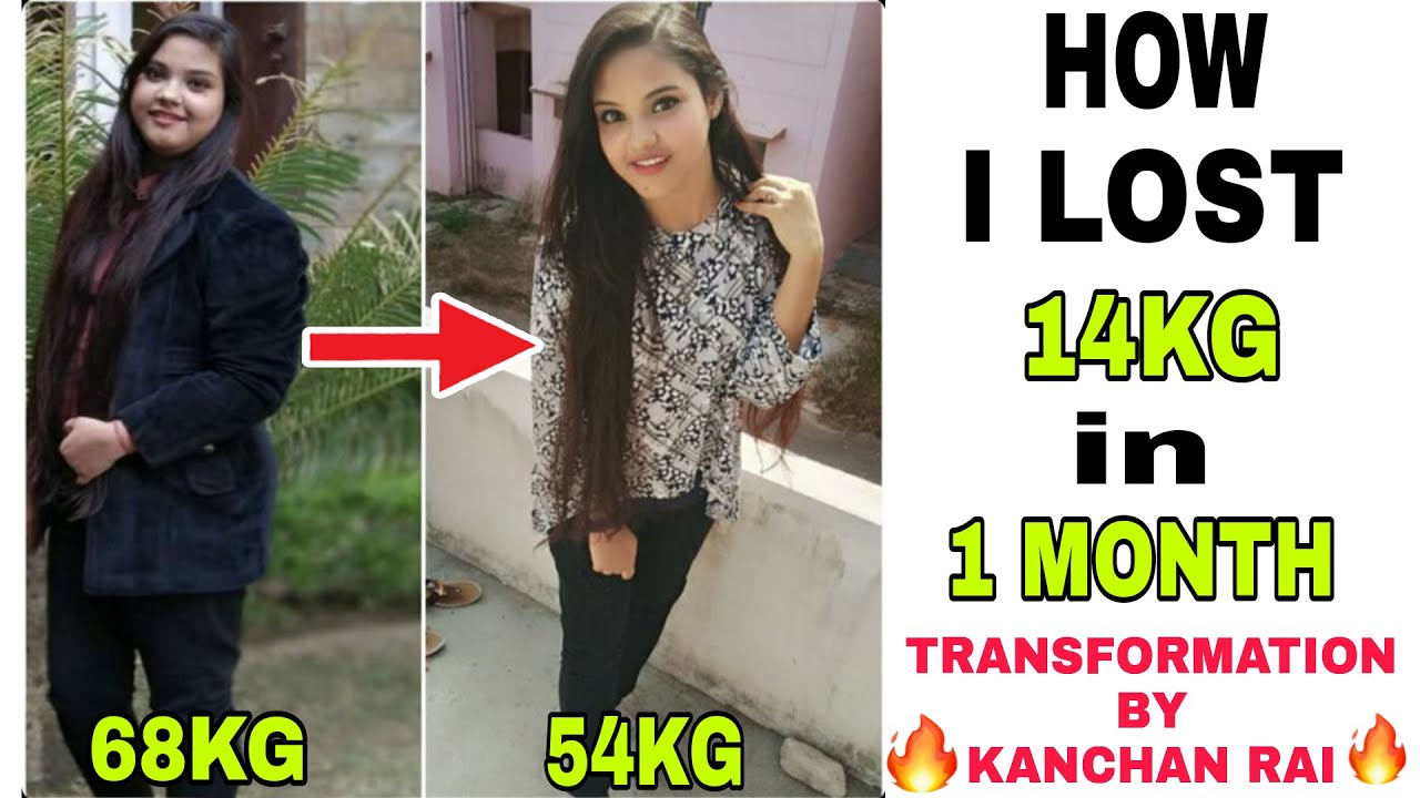 Kancha Rai HOW I LOST 14KG in 1 MONTH😱: DIET & WORKOUT|| TRANSFORMATION BY KANCHAN ...
