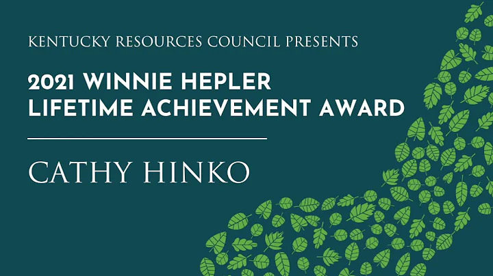 2021 Winnie Hepler Lifetime Achievement Award: Cat...