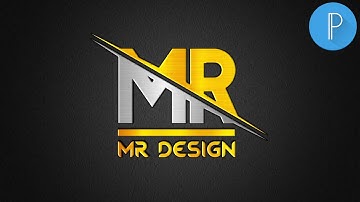 || M R Logo Design On Android phone || M R Logo In Pixellab ||