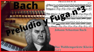 J. S. Bach - Preludio y Fuga N°3 BWV 848 WTC 1 | Juanluis Herrera