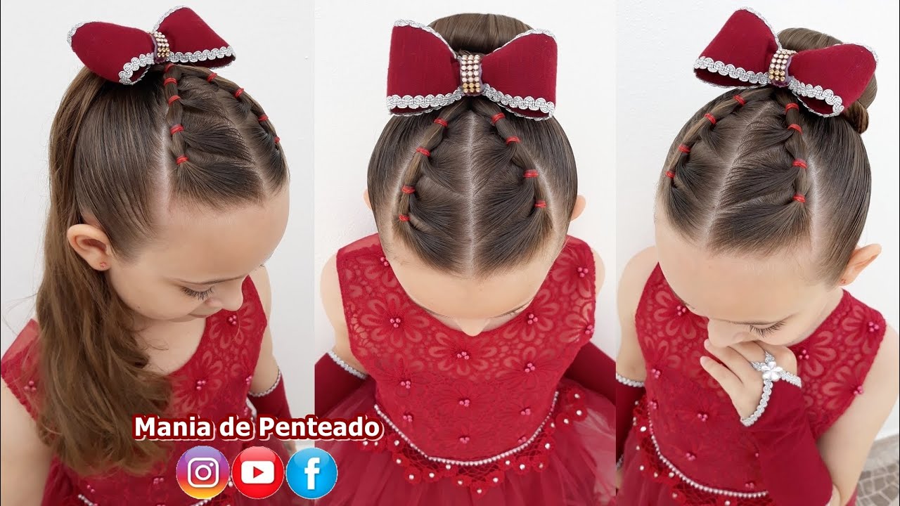 thptnganamst.edu.vn Video Statistics for Penteado Infantil com Ligas e Rabo de Cavalo  ou Coque | Easy Hairstyles with Rubber Band for Girls - NoxInfluencer