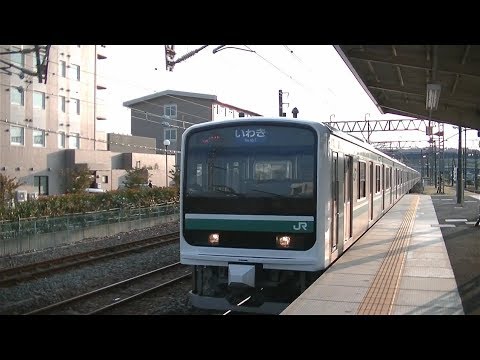 JR常磐線E501系K704編成普通いわき行き 泉駅入線
