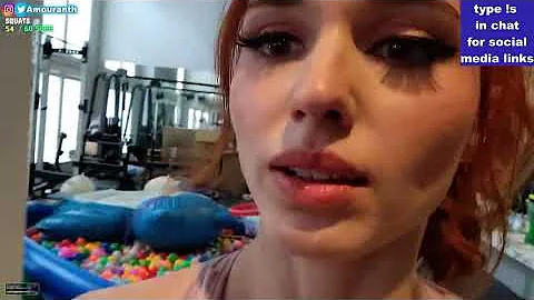 Amouranth working out at home in PAJAMAS! AMAZING!!