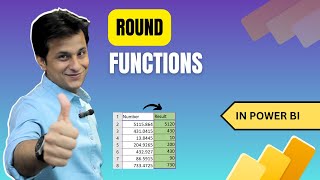 13.3 Round Functions in Power BI (Power Query) | Power BI Tutorial for Beginners | By Pavan Lalwani