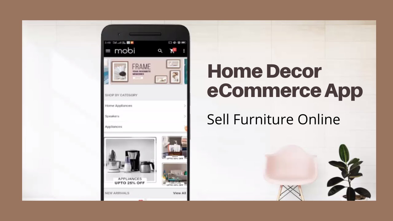 Home Decor Ecommerce App Builder Sell Furniture Online Youtube