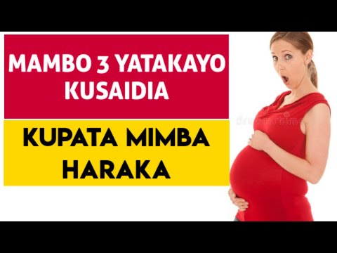 Video: Jinsi ya kupata Mimba haraka (na Picha)