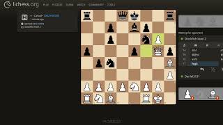 Crazyhouse Chess Variant. Can I Win Against Stockfish Level 2 Bot #chess #chessgame #bot #lichess