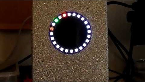 Analog Neopixel Clock is now finished