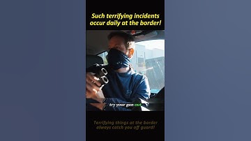Terrifying things at the border always catch you off guard!#border #fypシ  #foryou  #trending#police