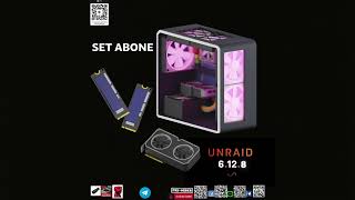 unRAID Server Pro ( NAP อุปกรณ์จัดเก็บข้อมูลบนเครือข่าย) พร้อมคอมพิวเตอร์และโปรแกรมส่งด่วน abset