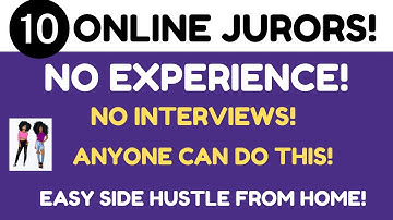 10 Simple Side Hustles You Can Do Online | Online Juror Opportunities (Perfect For Beginners)