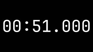 Countdown timer 51 seconds [00:51.000] - Exact length