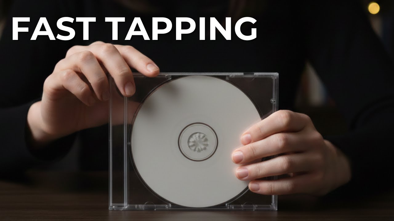 【ASMR】Fast Tapping ASMR No Talking｜CDケースの音