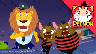 Lion Police Officer Song Animal Songs Nursery Rhymes Police Song Redmon Kids Songs