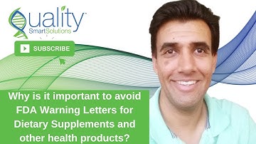 Why is it important to avoid FDA Warning Letters for Dietary Supplements and other health products?