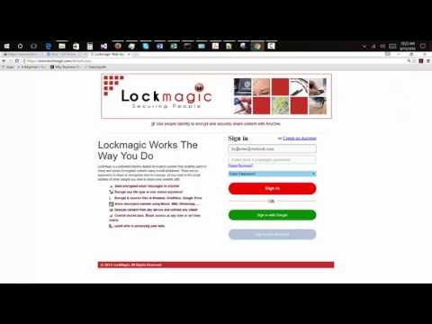 How to register with Lockmagic